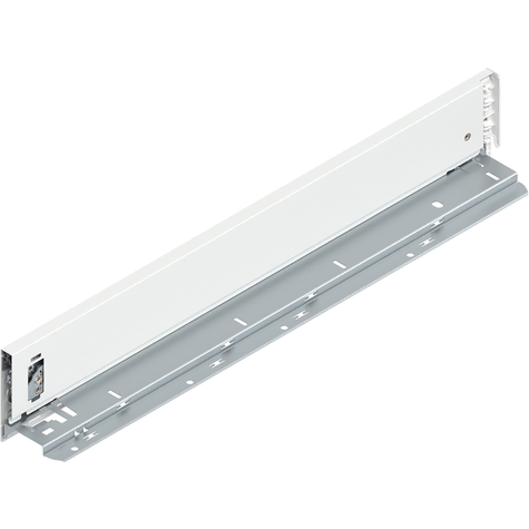 Blum LEGRABOX Drawer Sides M Height 550NL Left Silk White - Box of 20