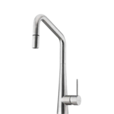 OLIVERI ESSENTE PULL OUT SQUARE GOOSENECK MIXER TAP 316SS