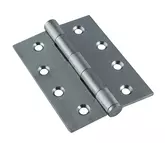 HINGE BROAD BUTT FIXED PIN STAINLESS STEEL 100X100X2.5MM