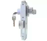 MORTICE LOCK LONG THROW CYLINDER & TURN SILVER