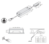 HERA TRANSFORMER 24/100W LED SUITS 24V DC 12 WAY