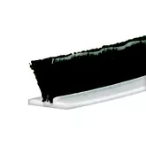 WEATHERSEAL ULTRA FIN BLACK 4.8-0425-MD-B-CF-ST914.4M