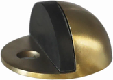 AUSTYLE 3080 DOOR STOP FLOOR HALF MOON 45MM SATIN BRASS