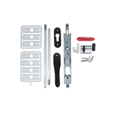 LOCKWOOD TWIN BOLT LOCK LKG KIT UNO HANDLE SS TIPS - KEY J037
