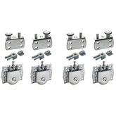 HETTICH SLIDELINE 16 RUNNER & GUIDE FITTING SET FOR DUAL PANELS