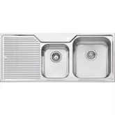 NU-PETITE SINK NP612 STAINLESS STEEL 1&3/4 RH BOWL 1T/H 1150 X 500MM