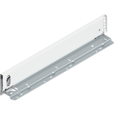 Blum LEGRABOX Drawer Sides M Height 500NL Left Silk White - Box of 20