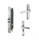 HINGED ENTRY PASSAGE SET KIT STAINLESS STEEL